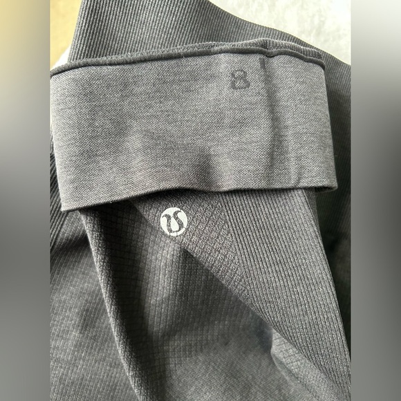 Lululemon Athletica Seamlessly Street Crop Black Leggings size8 Ultimate Comfort - Picture 8 of 11